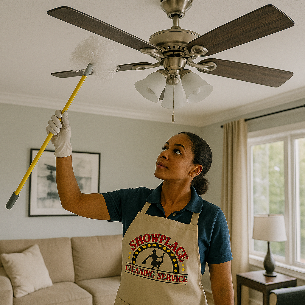 cleaner dusting ceiling fan